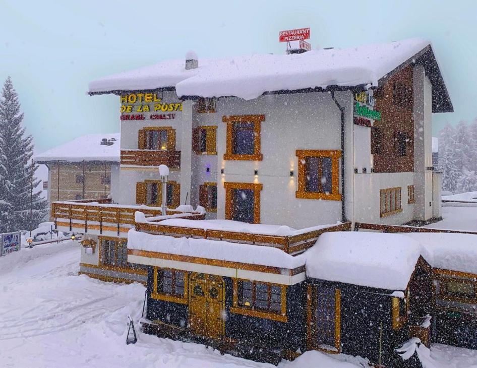 Hotel De La Poste La Tzoumaz Bagian luar foto