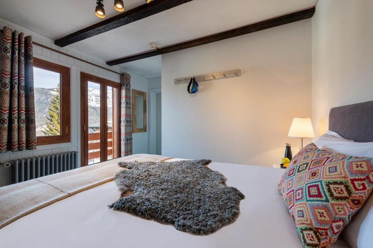 Hotel De La Poste La Tzoumaz Bagian luar foto