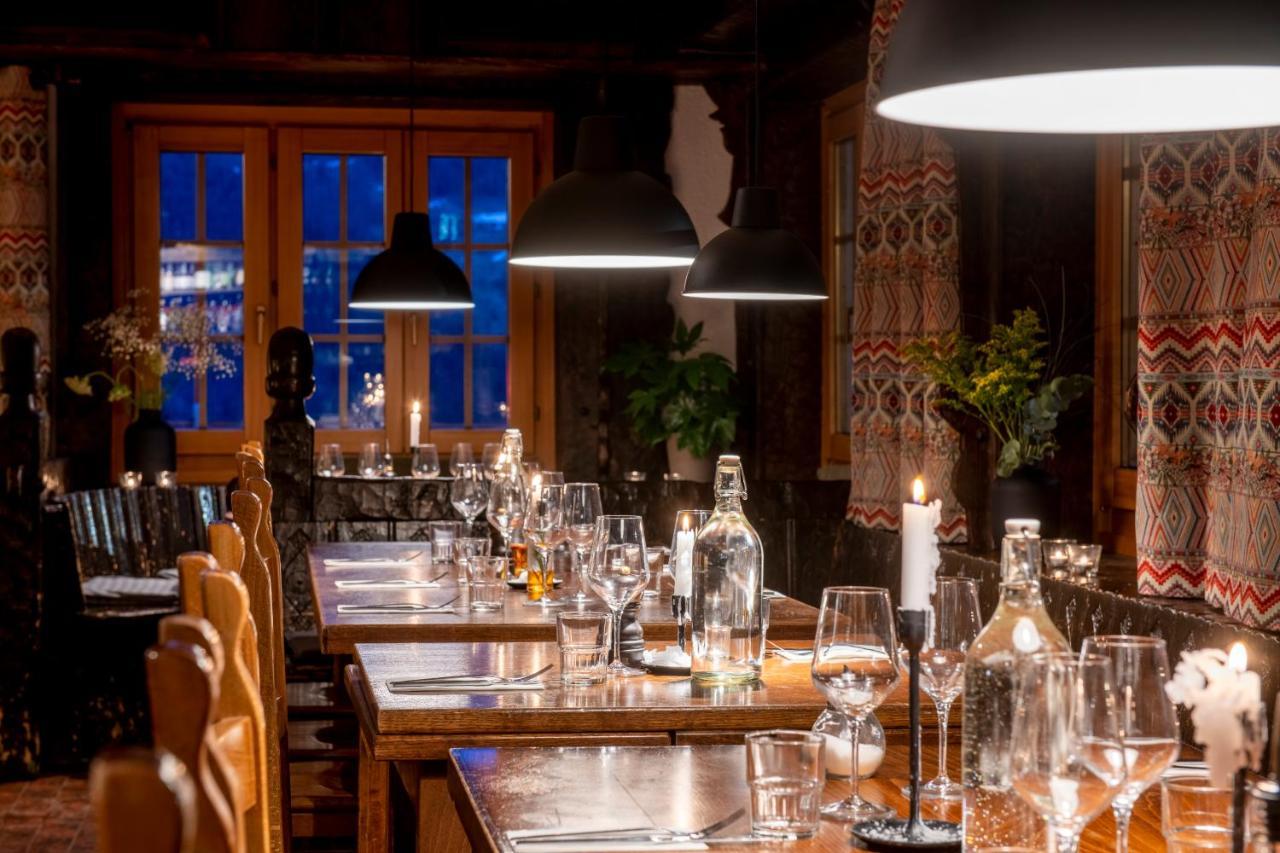 Hotel De La Poste La Tzoumaz Bagian luar foto